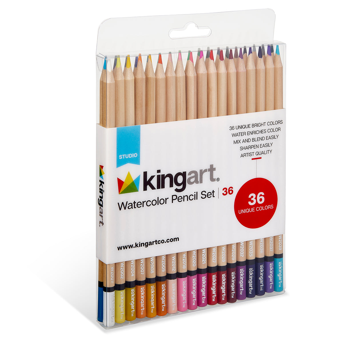 KINGART 511-36 - Watercolor Pan Set - 36 Unique Colors - Hub Hobby
