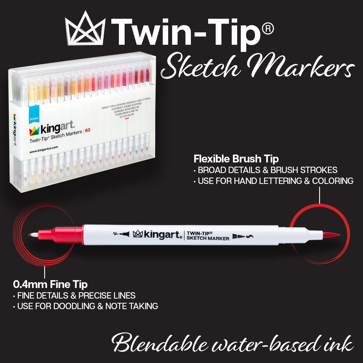 Sketching Markers, Brush Marker Pen