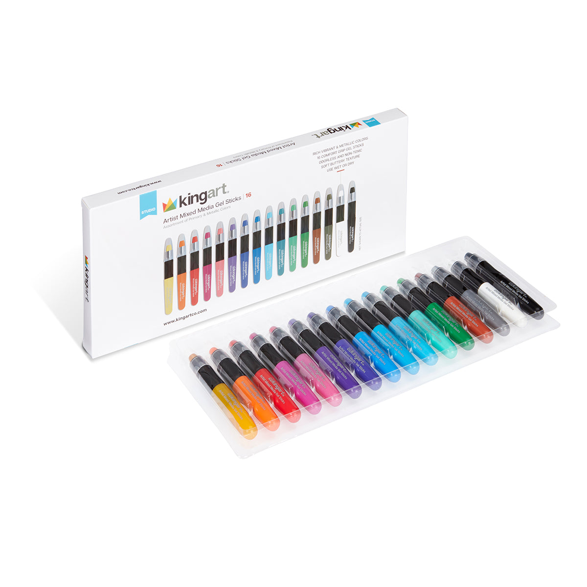 Water Brush Pens by EVAL, Set of 6 Aqua Pen Painting Brushes with