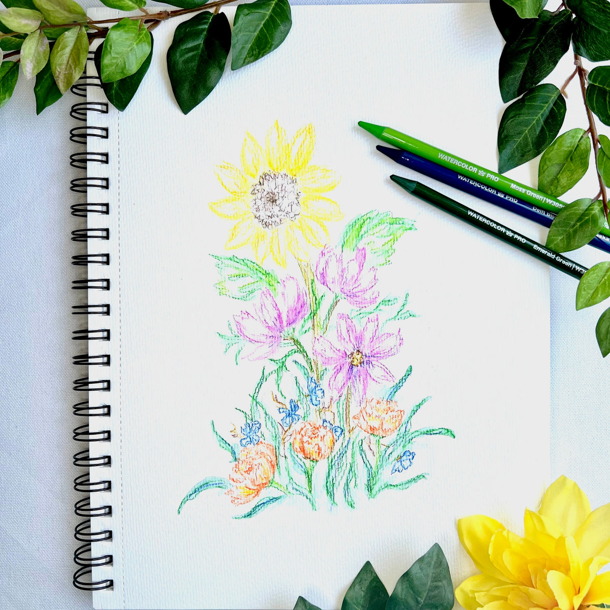 KINGART® PRO Watercolor Pencils, 100 Woodless, Wet or Dry Media, Multi