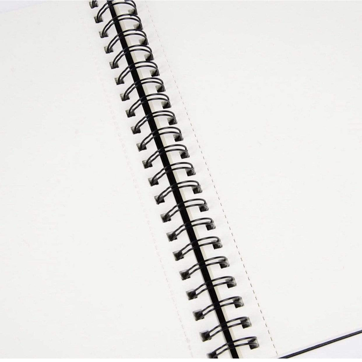 Sketchbook, Spiral-Bound Hardcover, Black, 9x12” - Pack of 2