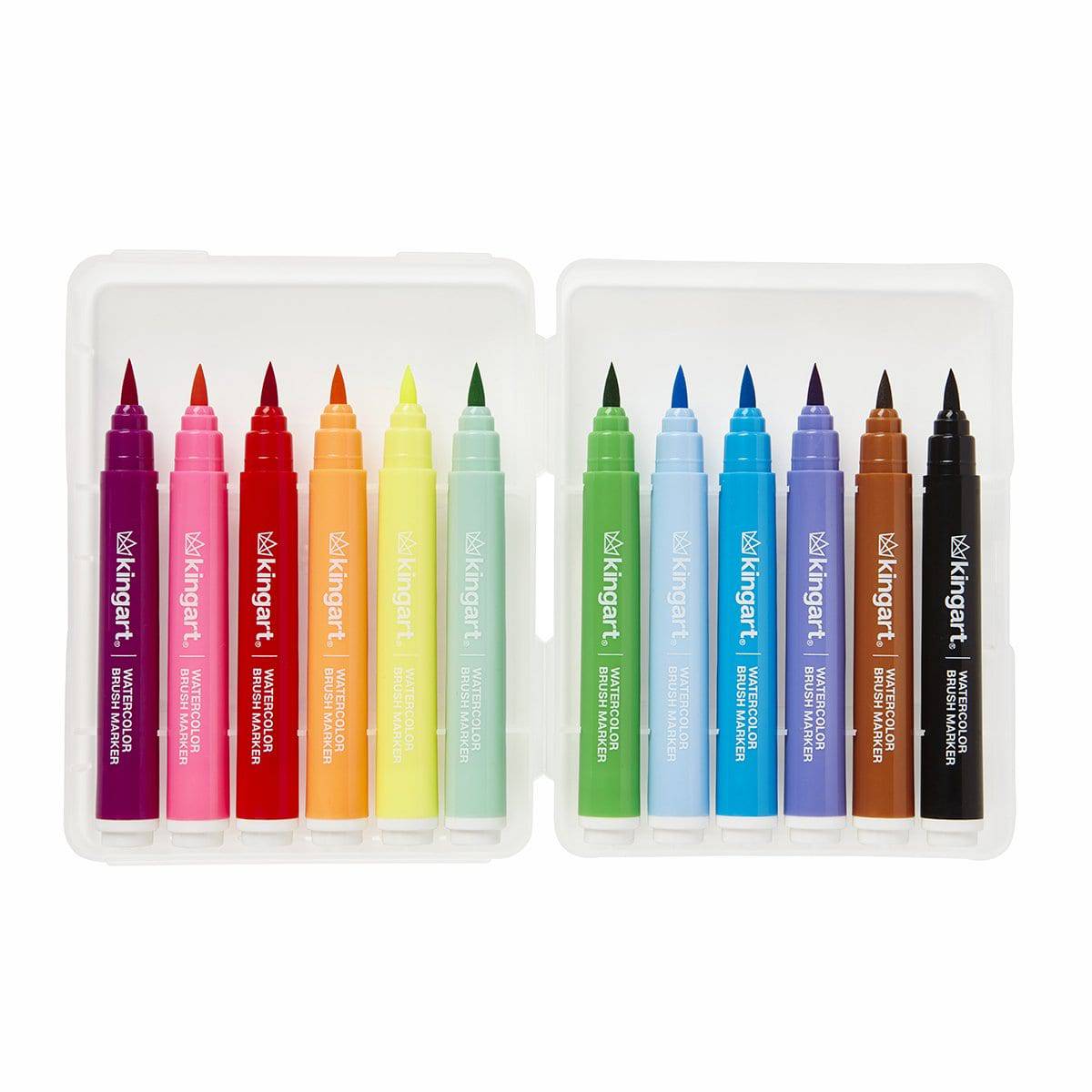 KINGART® Twin-Tip™ Sketch Markers, Set of 60 Unique & Vivid Colors