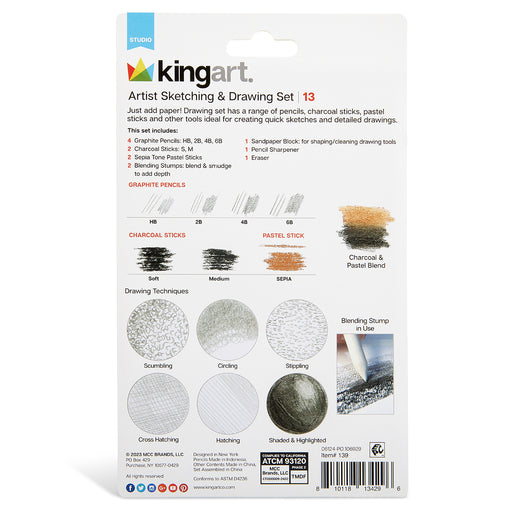 Kin Drawing Set Drawing Sets — KINGART