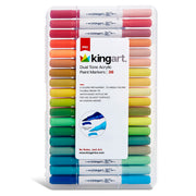 Dual Tone Acrylic Paint Markers 36 Pens 72 Colors - MARKERS & PENS - KINGART