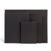 Black Canvas Panels 8 pc - STRETCHED CANVAS & PANEL BOARDS - KINGART