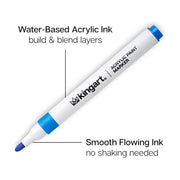 Acrylic Paint Markers 24 Colors - Studio - KINGART