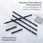 Sketch & Draw Tin Set, 8 pc - ARTIST SETS - KINGART