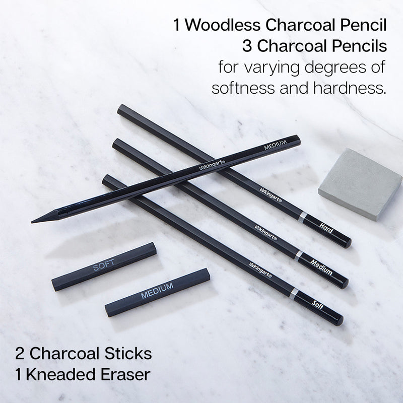 Sketch & Draw Tin Set, 8 pc - ARTIST SETS - KINGART