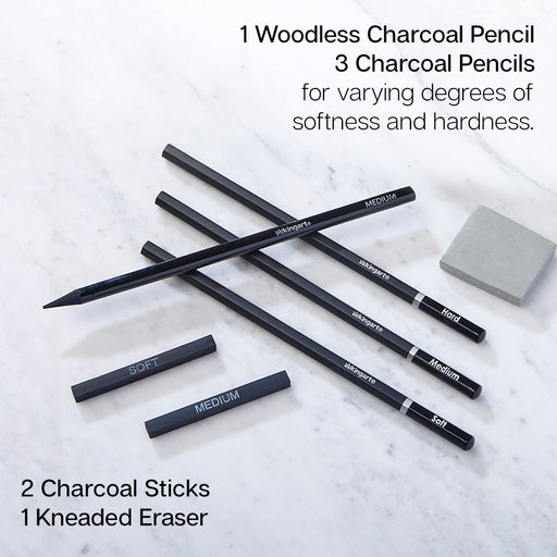 Sketch & Draw Tin Set, 8 pc - ARTIST SETS - KINGART