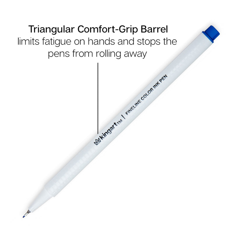 Fine Line Pens 24 Colors - Studio - KINGART