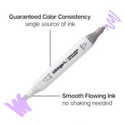 Double-Ended Alcohol Markers 24 Pastel Colors - Pro - KINGART