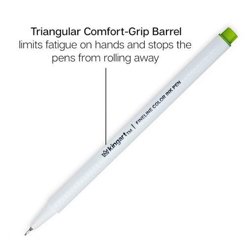 Fine Line Pens 48 Colors - Studio - KINGART