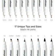 Inkline™ Pens Pigment Liners- Singles - MARKERS & PENS - KINGART