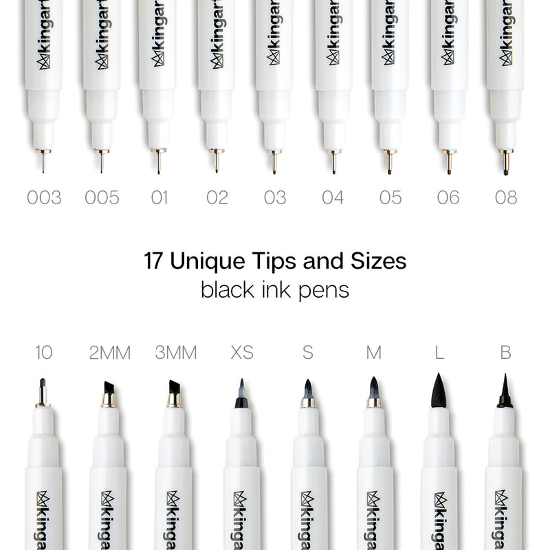 Inkline™ Pens Pigment Liners- Singles - MARKERS & PENS - KINGART