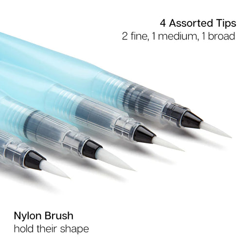 Water Brush Pens 4 pc - Studio - KINGART
