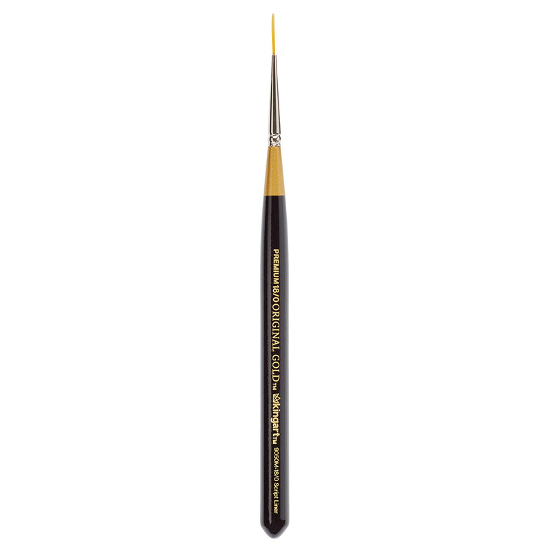 Original Gold® Golden Taklon Acrylic Handle Brush Set 9 pc - Teachers Set