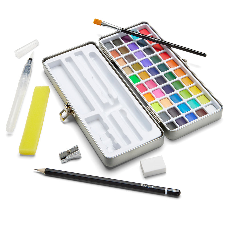 Watercolor Paint Set – 69 Piece - DRAWING & SKETCHING SUPPLIES - KINGART
