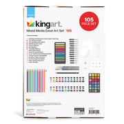Mixed Media Easel Art Set 105 pc - ARTIST SETS - KINGART