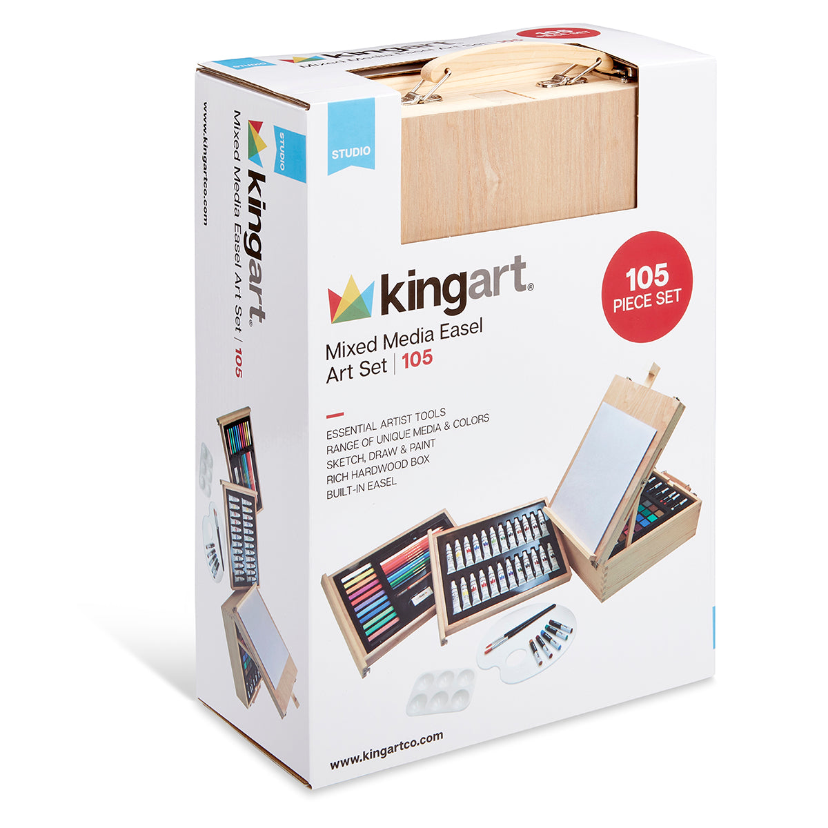 KINGART® Pencil Sketch and Drawing Art Set, 17 pc.