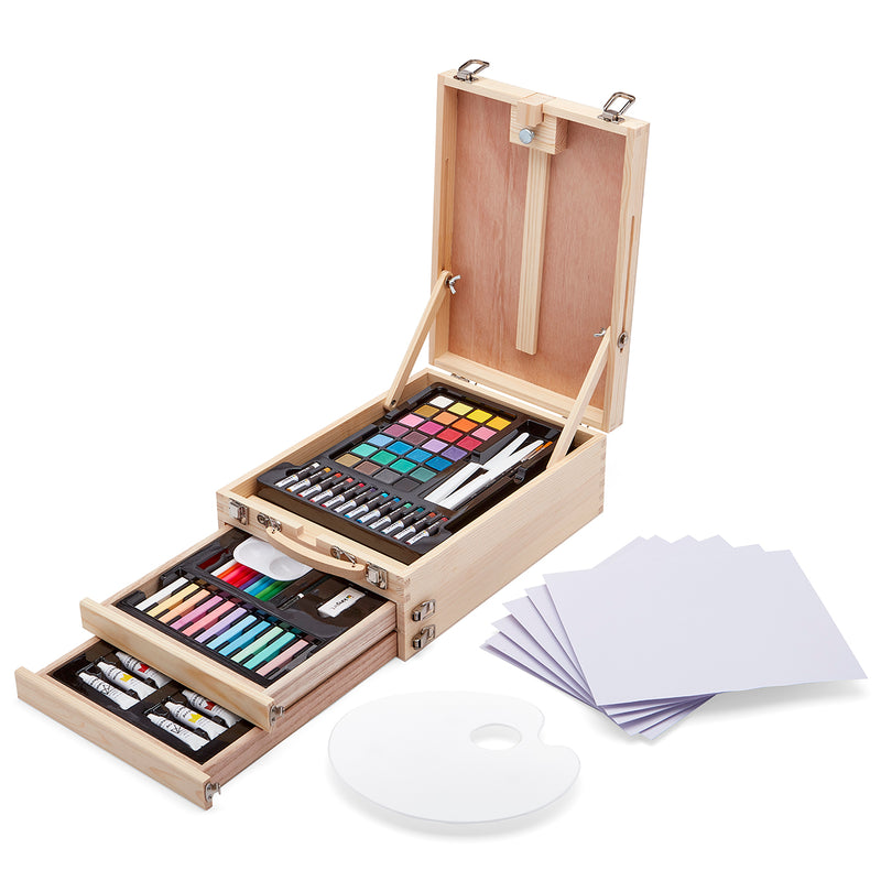 Mixed Media Easel Art Set 105 pc - ARTIST SETS - KINGART