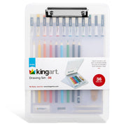 Drawing Set with Drawing Board Case, 36 pc - Studio - KINGART