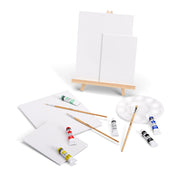 Acrylic Painting Set with Tabletop Easel, 15 pc - Studio - KINGART®