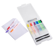 Gel Pen Set with Drawing Board Case, 30 pc - Studio - KINGART