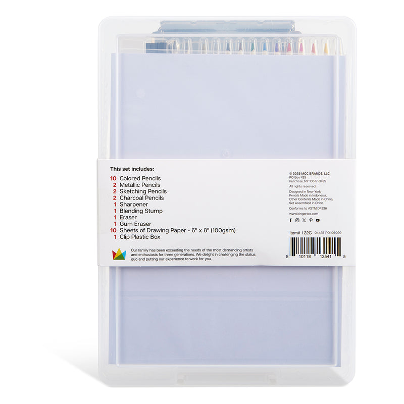 Drawing Set with Drawing Board Case, 31 pc - Studio - KINGART