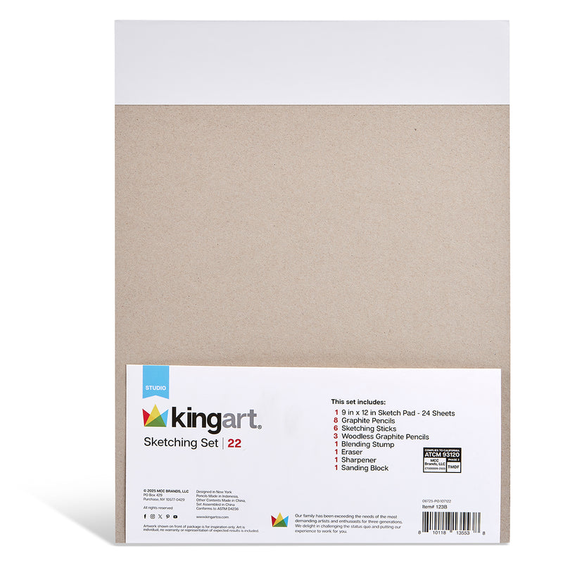 Sketching Set 22 pcs - ARTIST SETS - MAIN GOLD LTD.