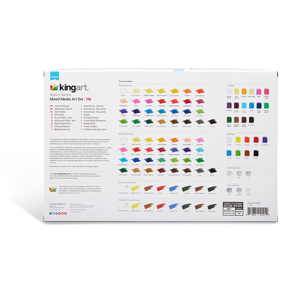 KINGART® Select Series Mixed Media Collection KINGART