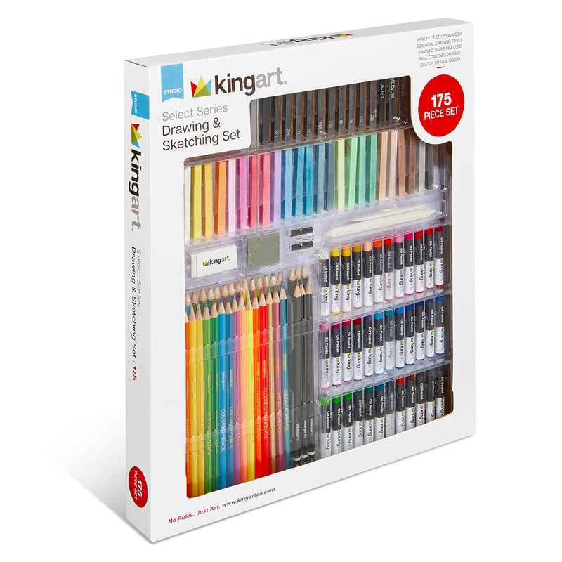 Drawing & Sketching Set – 175 Pieces - ARTIST SETS - KINGART