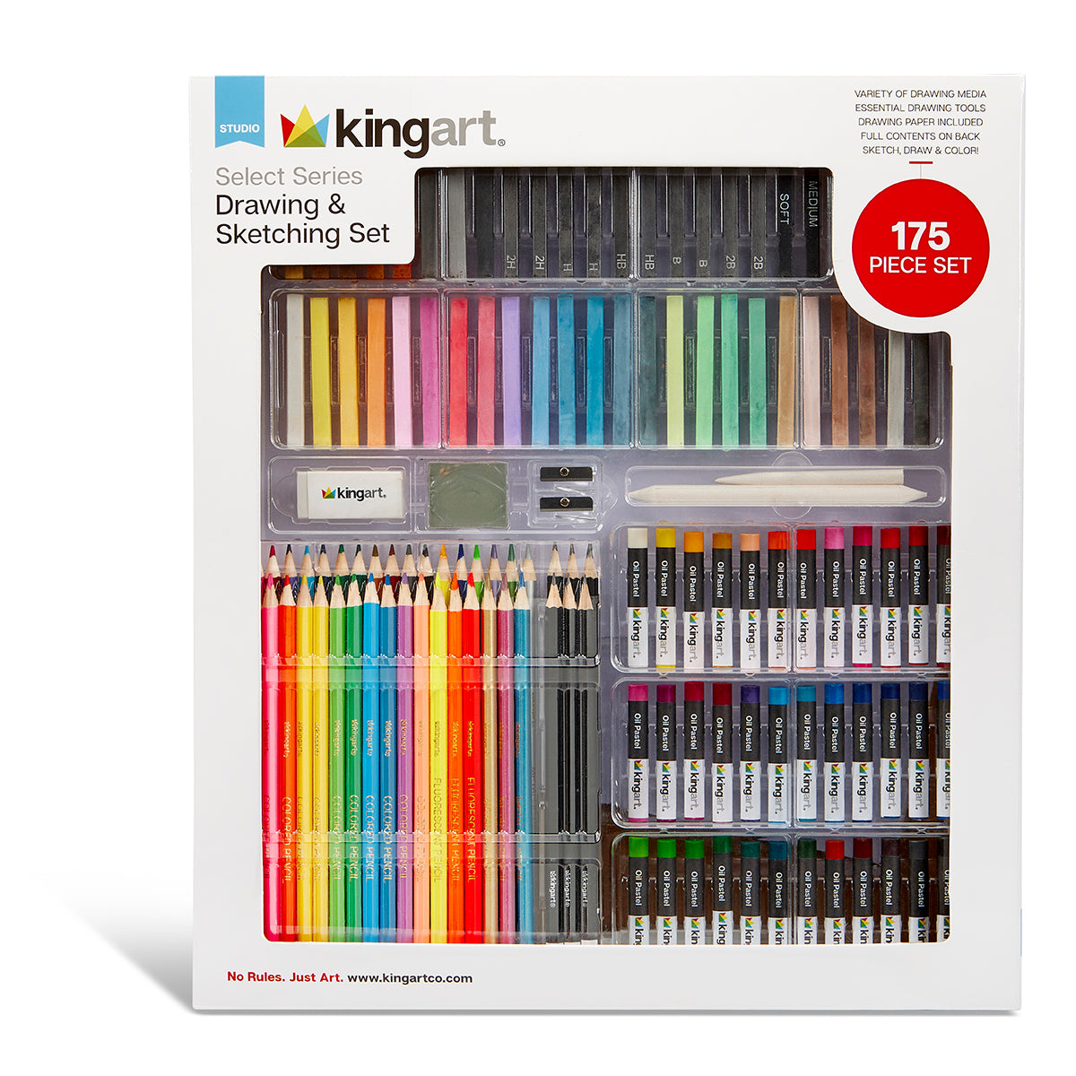 Drawing & Sketching Ultimate Art Set – 175 Pieces — KINGART