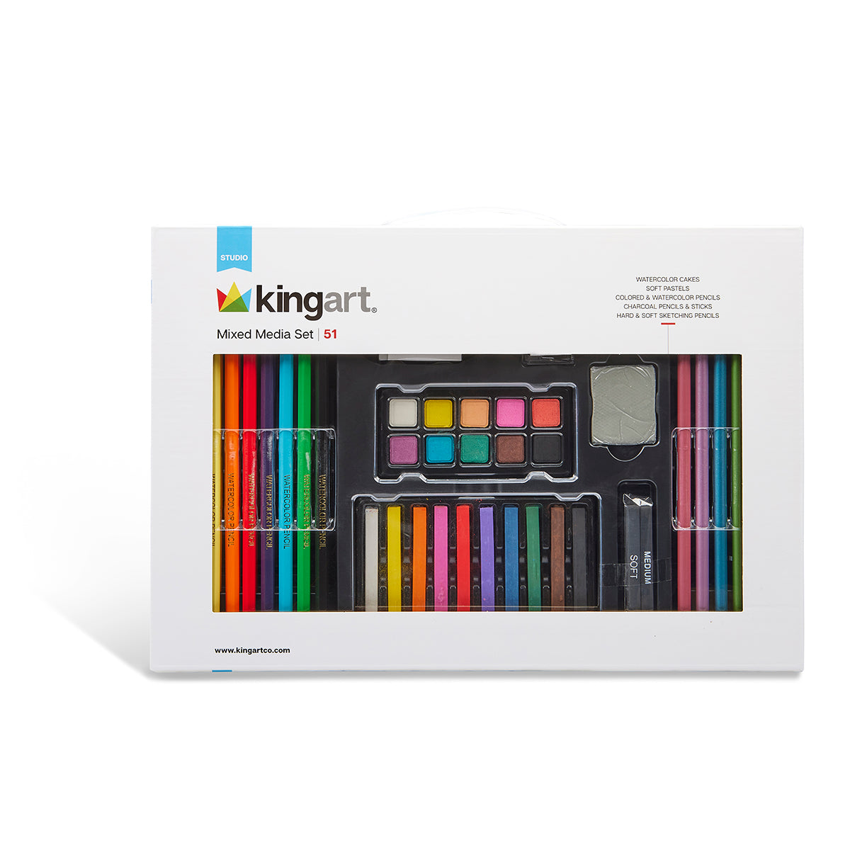 KINGART® Acrylic Painting Set with Tabletop Easel and Canvas Panels, 15  Piece Set