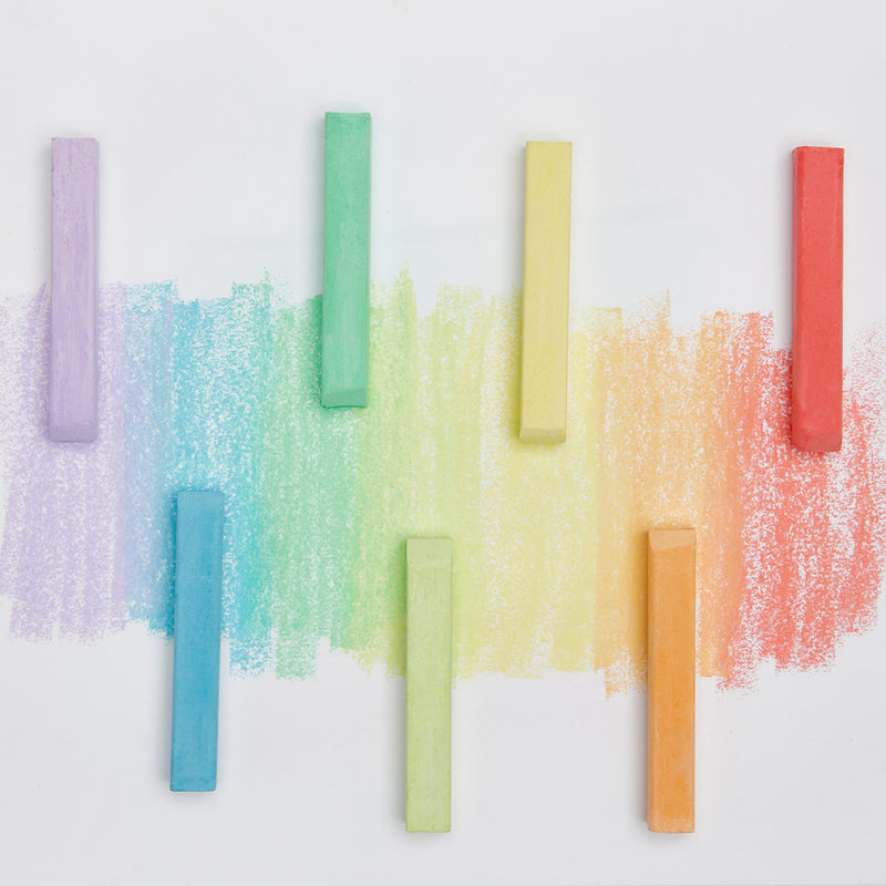 Square Chalk Pastels 24 pc