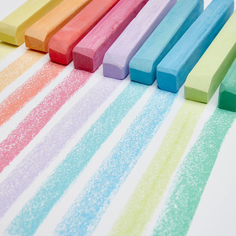 Square Chalk Pastels 24 pc