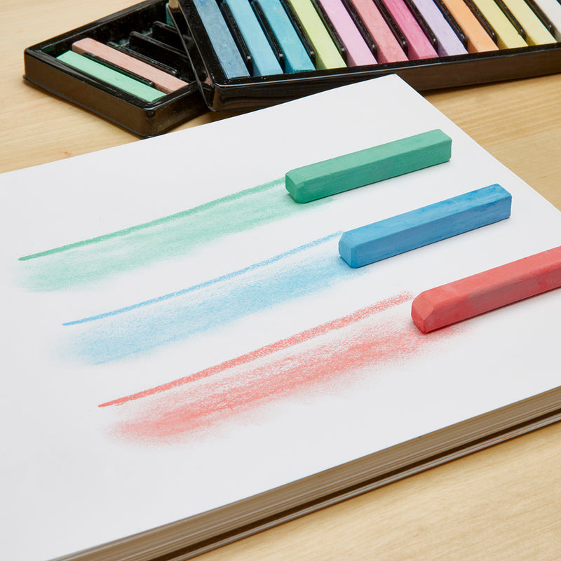 Square Chalk Pastels 24 pc