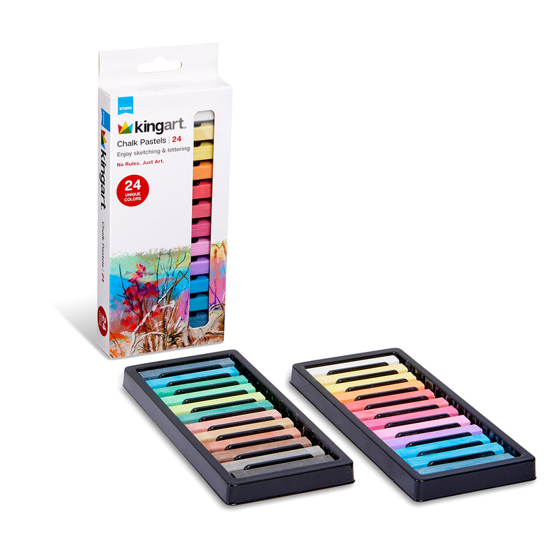 Chalk Pastels 24 pc - Studio - KINGART®