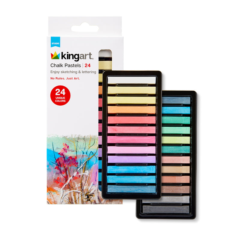 Chalk Pastels 24 pc - Studio - KINGART®