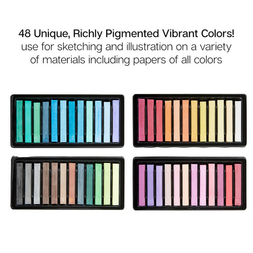 Chalk Pastels 48 pc - Studio - KINGART
