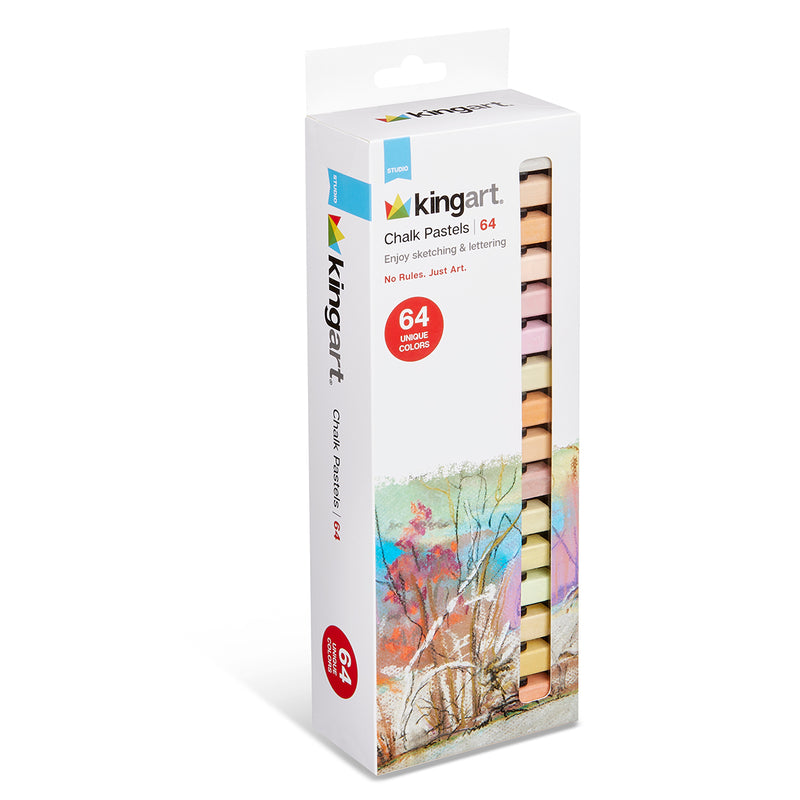 Chalk Pastels 64 pc - Studio - KINGART
