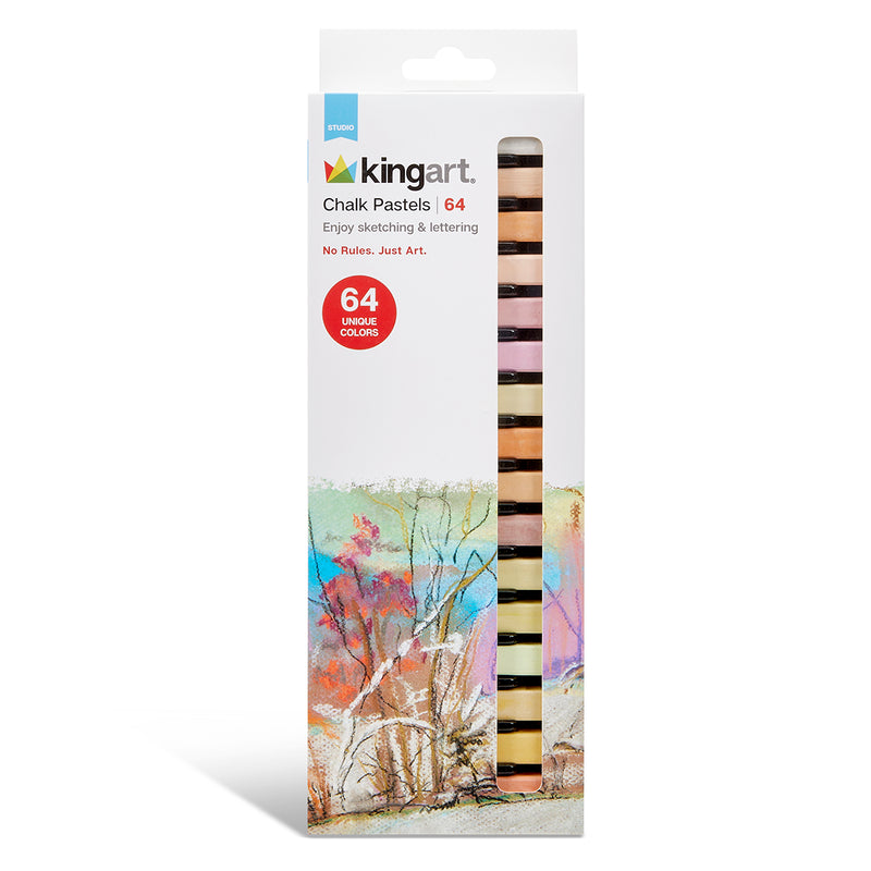 Chalk Pastels 64 pc - Studio - KINGART