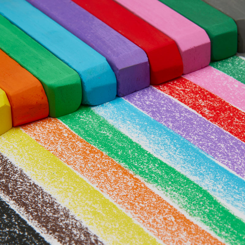 Square Chalk Pastels - 48 Colors