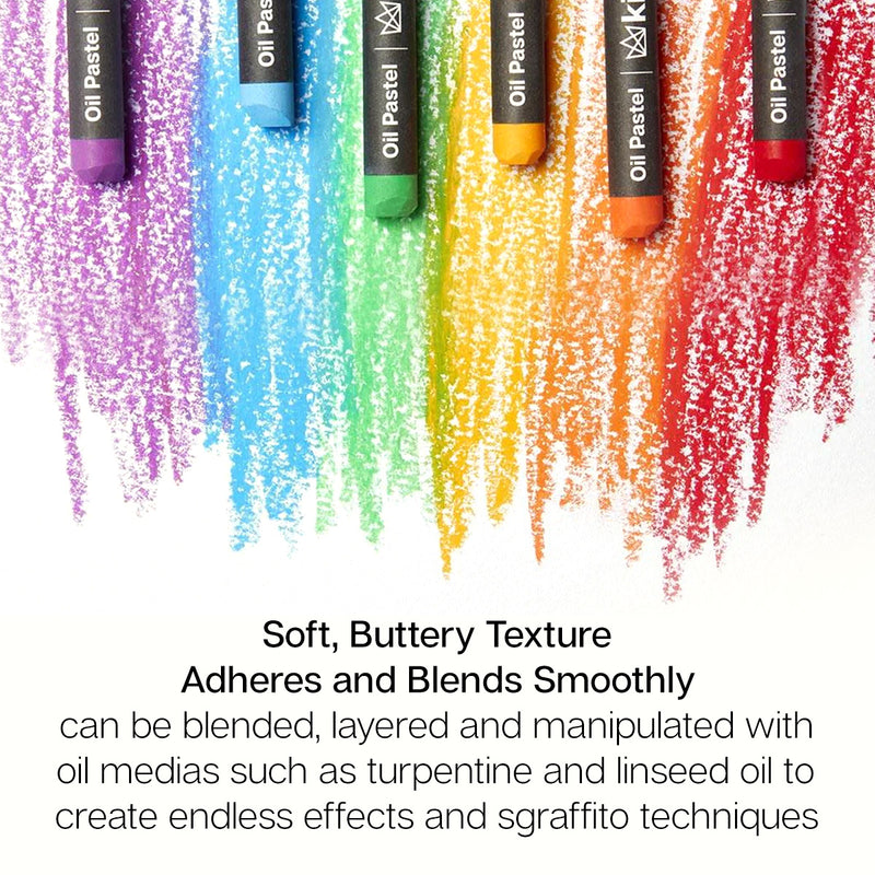Oil Pastels 60 pc - Studio - KINGART®