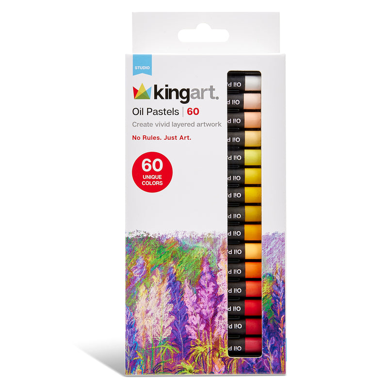 Oil Pastels 60 pc - Studio - KINGART®