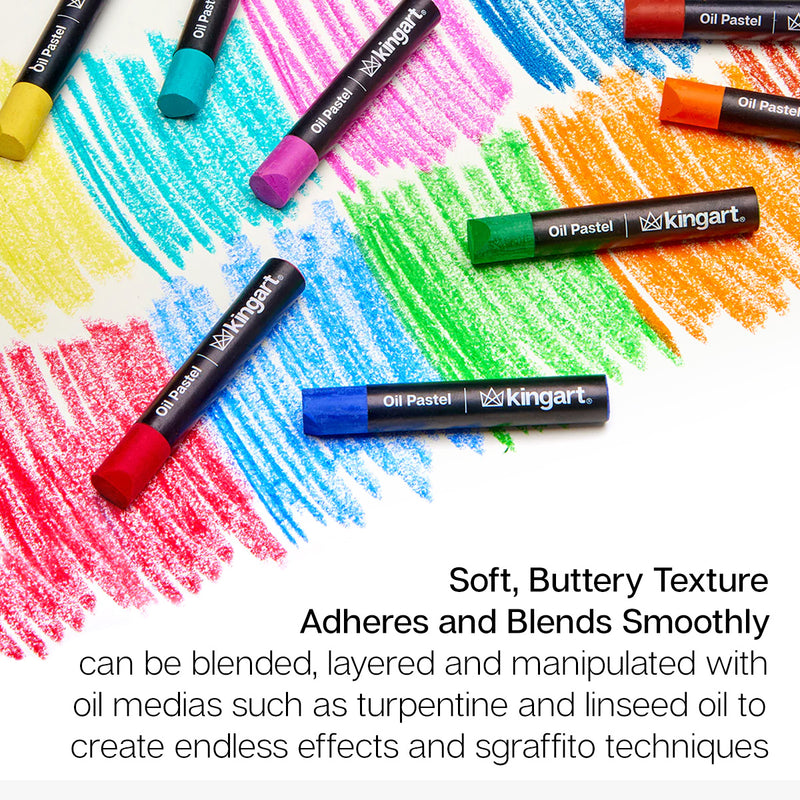 Oil Pastels 24 pc - DRAWING & SKETCHING SUPPLIES - KINGART