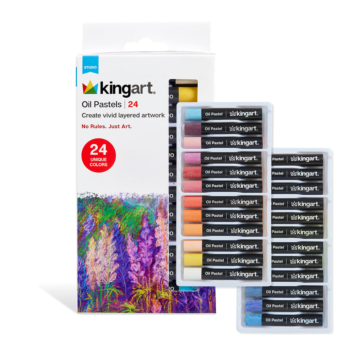 Oil Pastels - 24 Colors — KINGART