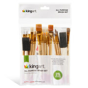 Brush Set 25 pc - Value - KINGART®