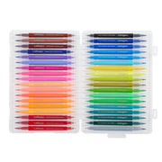 Twin-Tip™ Brush & Fine Markers 36 Colors - Studio - KINGART®