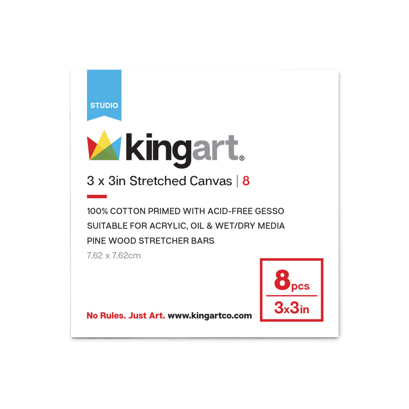 Stretched Canvas 3x3 8 pc - Studio - KINGART