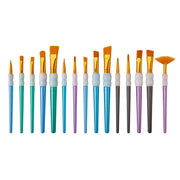 Studio Golden Nylon Brush Set - 15 Pieces - STUDIO LEVEL BRUSH SETS - KINGART